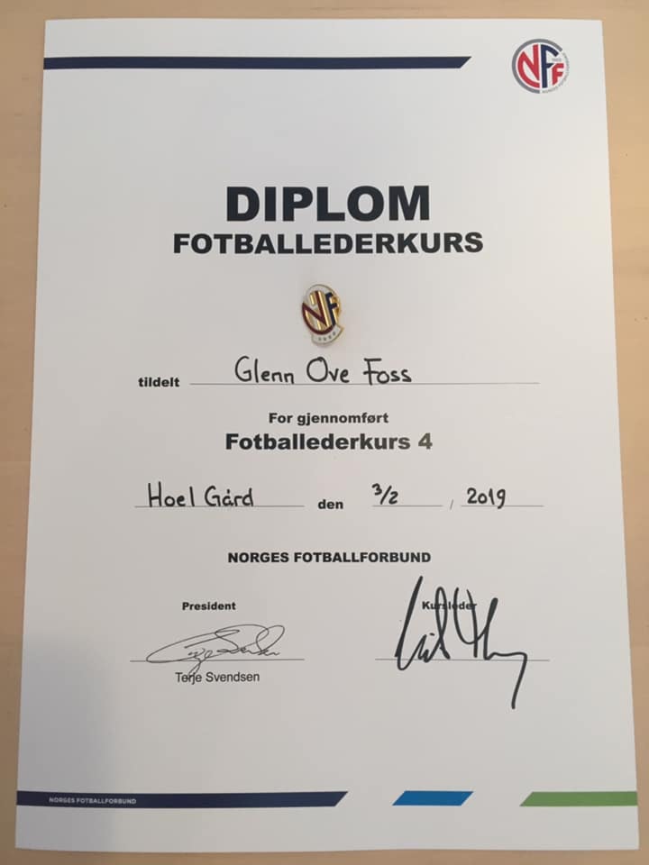 Glenn Ove Foss har gjennomført FLK4
